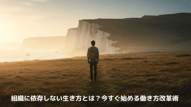 組織に依存しない生き方とは？今すぐ始める働き方改革術